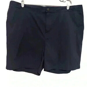 Treasure & Bond Mens Chino Shorts Navy Stretch Slim Fit High Rise 2XL New